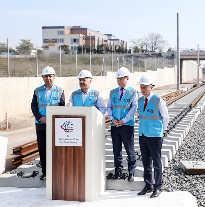 Ahmet Arslan, Gebze-Halkalı Banliyö Hattı'nı inceledi galerisi resim 10