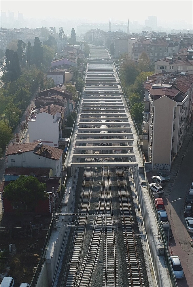 Ahmet Arslan, Gebze-Halkalı Banliyö Hattı'nı inceledi galerisi resim 20