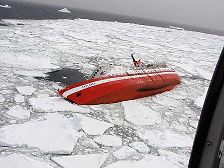 Antarktika'da gemi battı galerisi resim 14