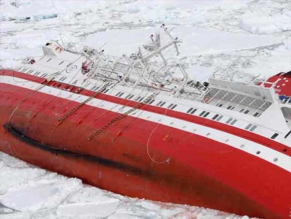 Antarktika'da gemi battı galerisi resim 15