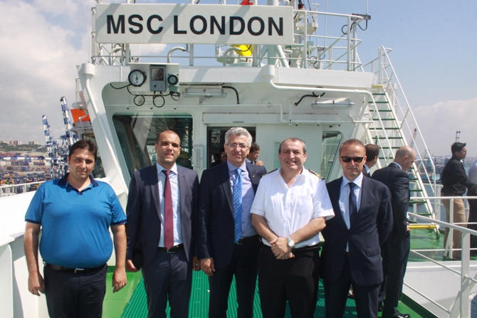 'MSC LONDON'  Ambarlı Limanı’nda galerisi resim 1