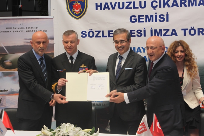 Havuzlu Çıkarma Gemisi'nde imzalar atıldı galerisi resim 18