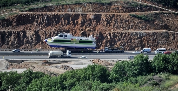 Gemi karadan böyle taşındı galerisi resim 5