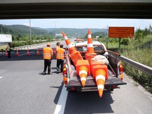 Kaynaşlı-Abant kavşakları arası ulaşıma kapatıldı