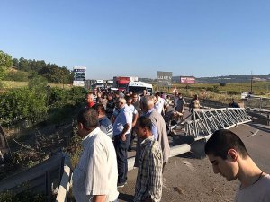 Bursa-Ankara karayolu kaza nedeniyle ulaşıma kapandı