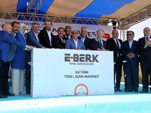 İlk yerli tünel açma makinesi faaliyete geçti