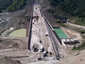 Sakarya'da Ballıkaya Barajı'nın yüzde 81'i tamamlandı