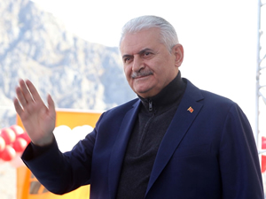 Binali Yıldırım, Kemaliye-Dutluca Yolu Temel Atma Töreni'ne katıldı