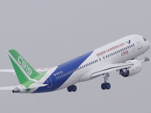 Çin'in yolcu uçağı C919 ilk uzun mesafeli uçuş testini yaptı