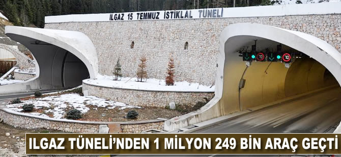 Ilgaz 15 Temmuz İstiklal Tüneli'nden 1 milyon 249 bin araç geçti