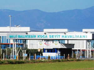 Koca Seyit Havalimanı 2017'de 440 bin 265 yolcu ağırladı