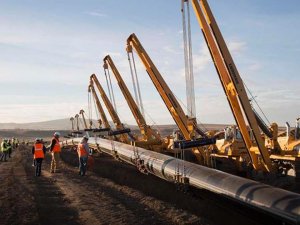 Türk Akımı'nın doğalgaz alım terminalinin inşasına başlandı