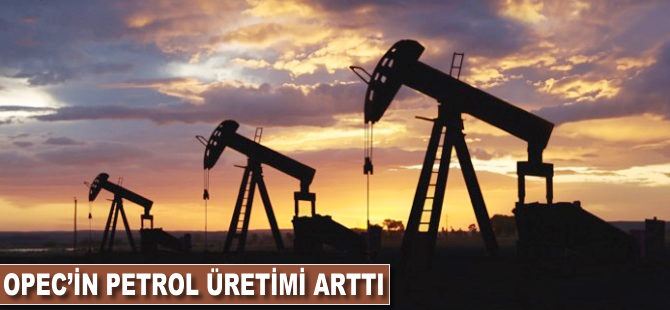 OPEC'in petrol üretimi arttı