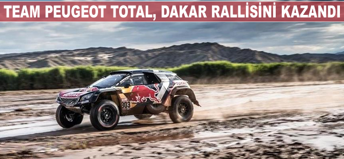 Team Peugeot Total, Dakar rallisini kazandı
