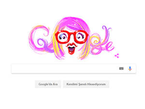 Google, Aysel Gürel'in doğum gününe özel Doodle yayınladı!