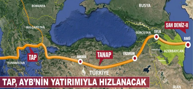 TAP, AYB'nin finansmanıyla hızlanacak