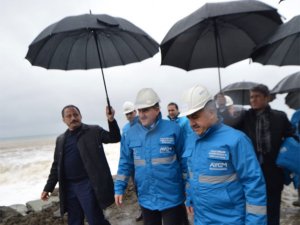 Ahmet Arslan, Rize-Artvin Havalimanı inşaatını ziyaret etti