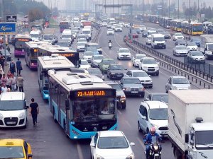 İstanbul'daki araçlar 6 ilçeden fazla yer kaplıyor