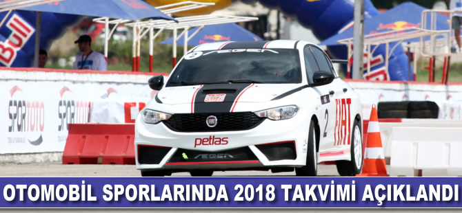 Otomobil sporlarında 2018 takvimi açıklandı