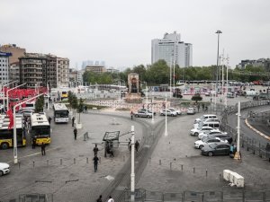 Taksim araç trafiğine kapatıldı