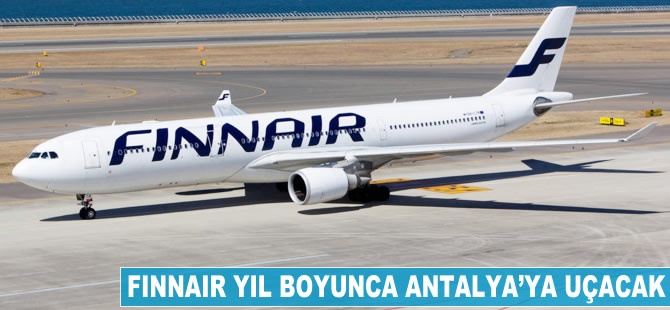 Finnair yıl boyunca Antalya'ya uçacak