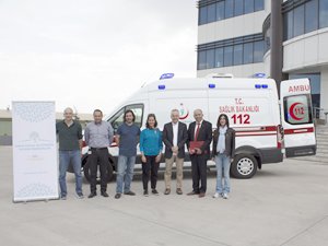TANAP, hibe ettiği ambulansları teslim ediyor