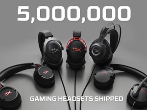 HyperX, 5 milyon Adet oyuncu kulaklığına ulaştı