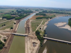 Kanal Edirne ile Meriç Nehri'nin taşkınları son bulacak