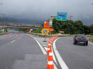 Anadolu Otoyolu'nda yol çalışmaları devam ediyor