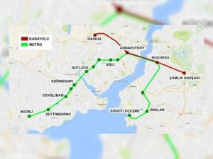 Büyük İstanbul Tüneli'nin güzergahı belli oldu