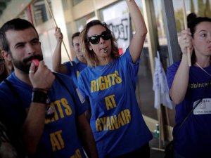 Ryanair çalışanları greve başladı