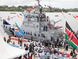 Kenya, ilk Sahil Güvenlik teknesini denize indirdi