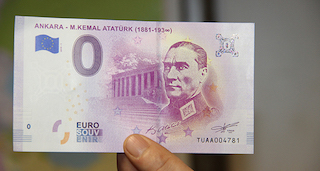 Mustafa Kemal Atatürk portreli Euro bastılar!