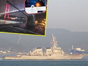 ‘USS Donald Cook’ isimli savaş gemisi, Çanakkale Boğazı’ndan geçti