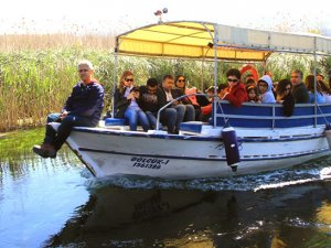 Akyaka’da tekne sezonu erken başladı