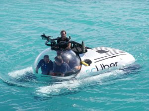 Uber'den Büyük Set Resifi'nde denizaltı taksi hizmeti: scUber
