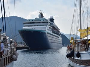 Marmaris'te kruvaziyer turizmi