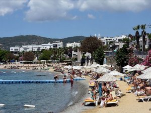 Bodrum'da turist yoğunluğu