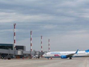 Rusya'da Türk şirketin inşa ettiği havalimanına ilk uçuş yapıldı
