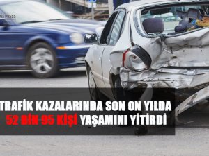 Türkiye’de 2009-2018 yılları arasında, 12 milyon 236 bin 912 trafik kazası meydana geldi