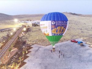 Göbeklitepe'de ilk sıcak hava balonu havalandı