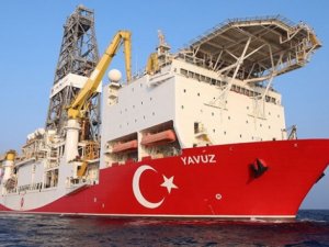 'Yavuz' Doğu Akdeniz'de yeni görev yerine ilerliyor