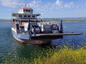 Keban Baraj Gölü’nde feribot seferlerine kış düzenlemesi yapıldı