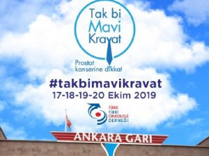 Ankara garı prostat kanseri için mavi kravat takacak