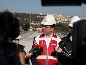 Ekrem İmamoğlu Eminönü-Eyüp-Alibeyköy Tramvay Hattı inşaatını inceledi