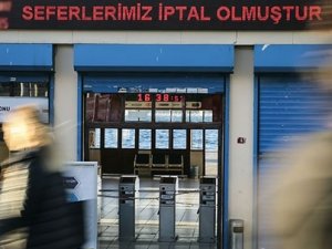 Lodos sebebiyle deniz ulaşımında seferler iptal