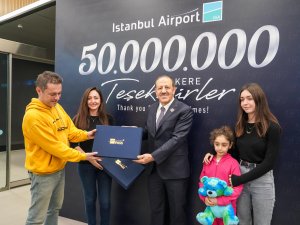 İstanbul Havalimanı, 50 milyon yolcuya ulaştı