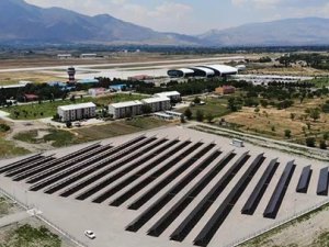 Erzincan Havalimanı GES, elektrik üretimine başladı
