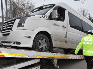 Türkiye genelinde 329 okul servis aracı trafikten men edildi