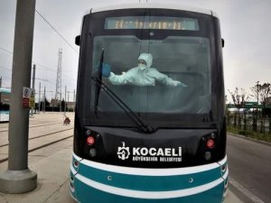Kocaeli tramvay ve otobüslerinde nanoteknolojik temizlik